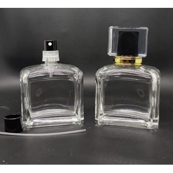 Botol Parfum V31656 50ml easy pump channel tutup crystal per pcs