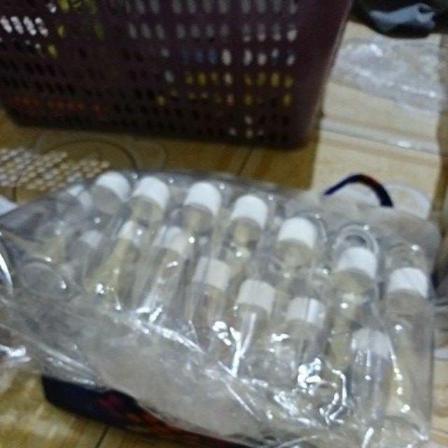 Botol Tubular 60 Ml Bening Fliptop Putih