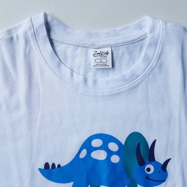 Kaos Dino Putih