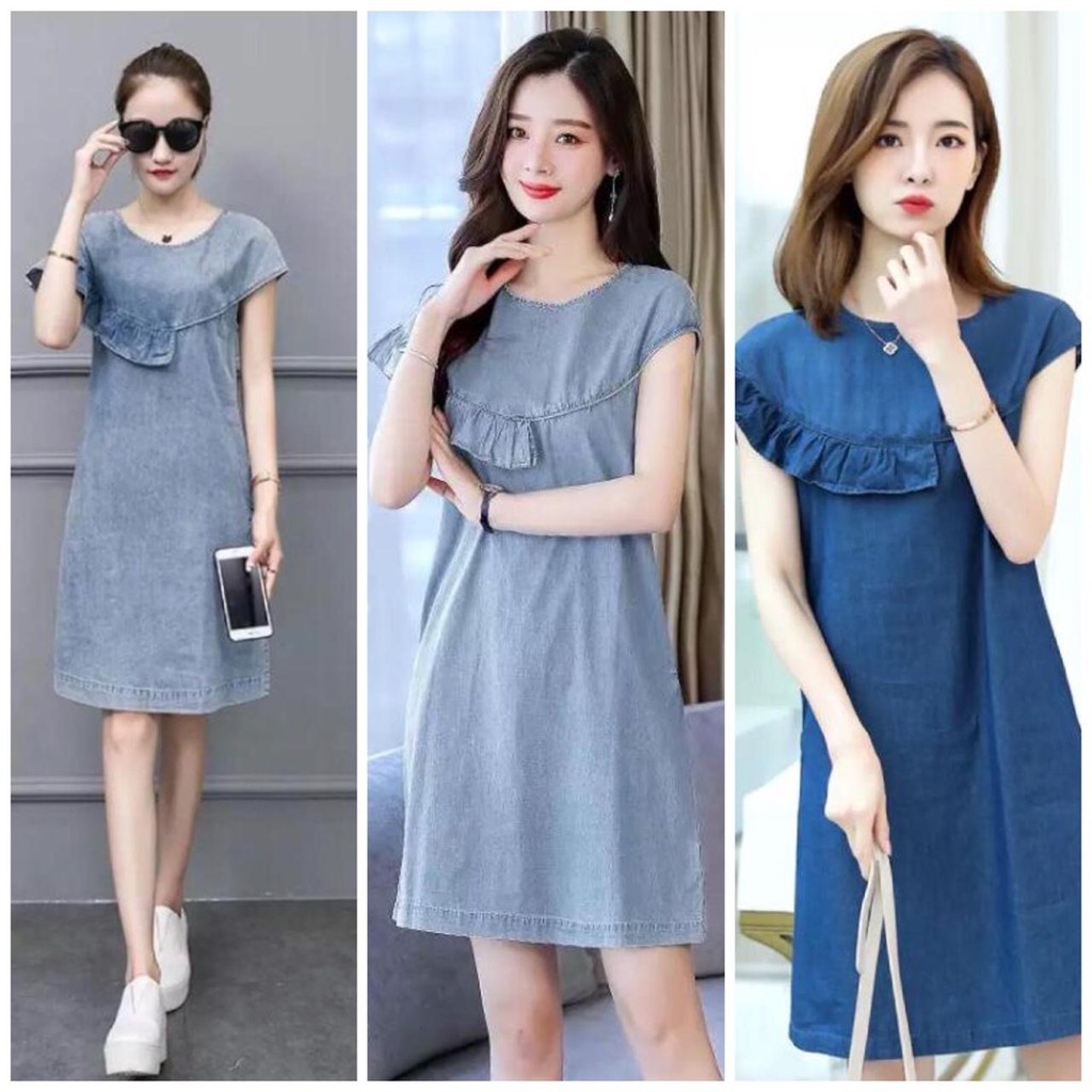 CARSY DRESS PAKAIAN WANITA JEANS 916/ TERLARIS
