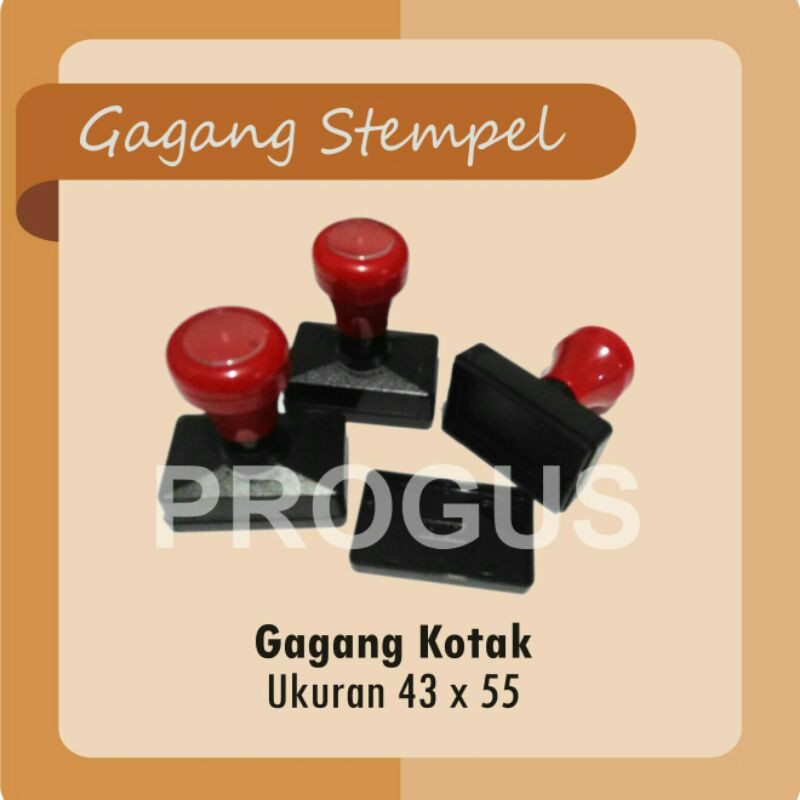 

Gagang Stempel Flash Otomatis Kotak Ukuran 43 x 55 mm