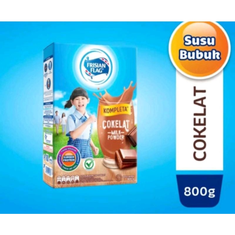 

SUSU FRISIAN FLAG KOMPLETA COKLAT 800gr, Rasa Coklat,Susu Bubuk,susu coklat