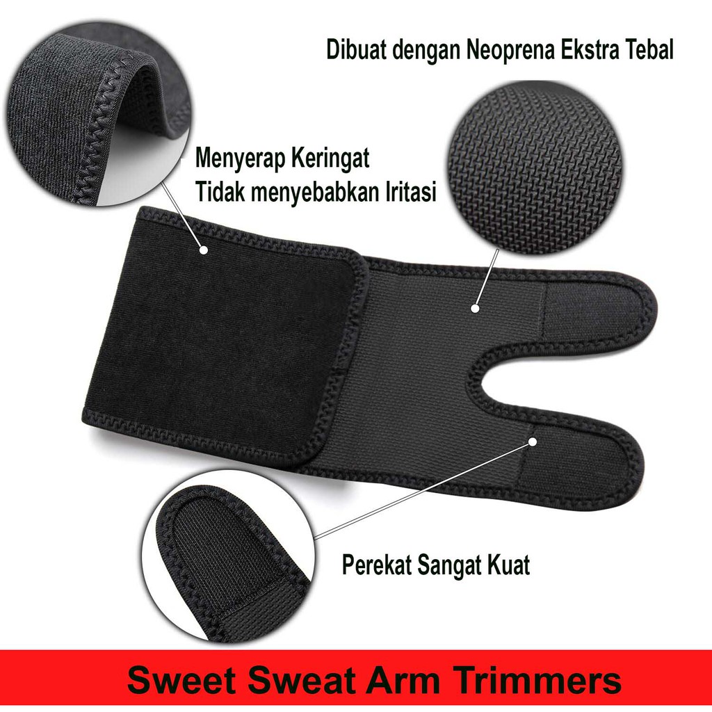 [COD] Korset Lengan / Pengecil Lengan / SWEET SWEAT ARM TRIMMERS / Pelangsing Lengan Sepasang / Ori