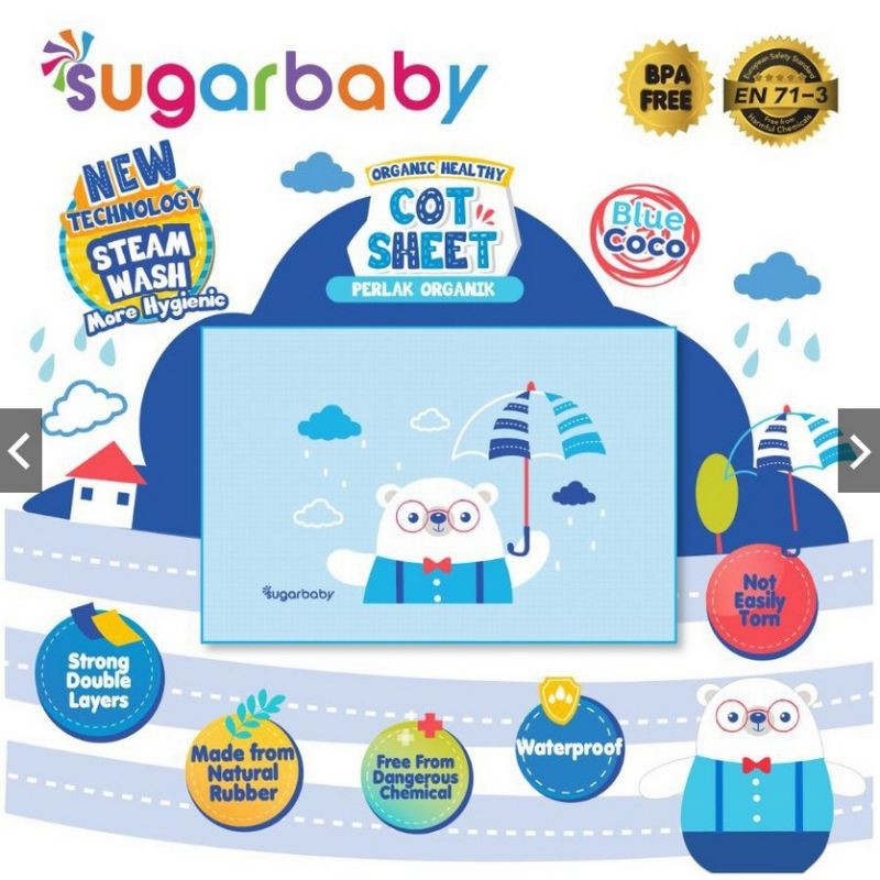 Perlak bayi / alas ompol / Sugar Baby Perlak Organic