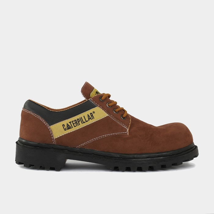 BIG PROMO - Sepatu Boots Pria Pendek Caterpillar SBY Sepatu Pria Safety Ujung Besi Kerja Outdoor
