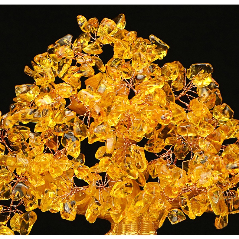 Beruntung Pohon Uang Cina Pohon Keberuntungan Feng Shui  Emas Ingot Kristal Keberuntungan Hiasan Pohon