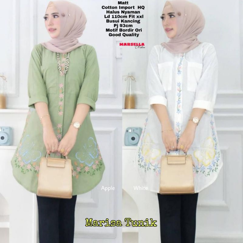 MARISA TUNIK COTTON IMPORT BORDIR BY MARSELLA