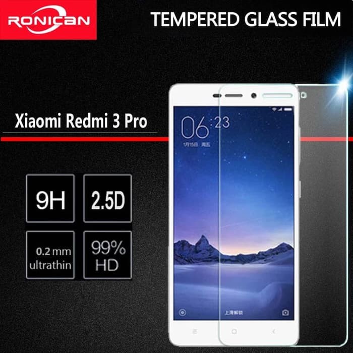 TEMPERED GLASS REDMI 3S PRO ANTI GORES KACA FULL BENING - SCREEN PROTECTOR