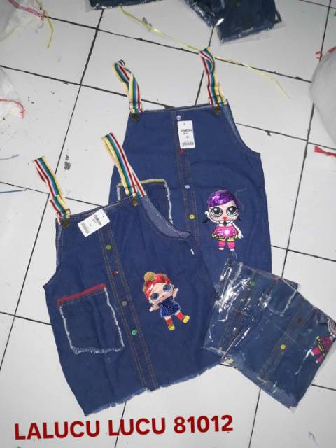 Overall Rok Jeans Anak 81012 (3-6 Tahun)