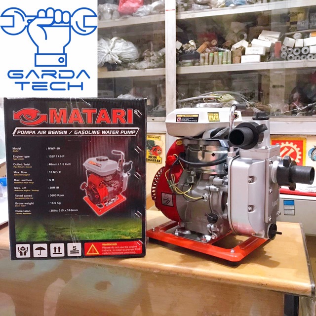 Mesin Pompa Air Sawah Irigasi Alkon WP 10 / 1.5" Inch