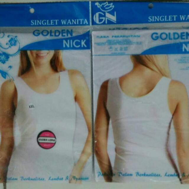 Kaos singlet perempuan golden nick/kaos dalam wanita golden nick/tank top  wanita