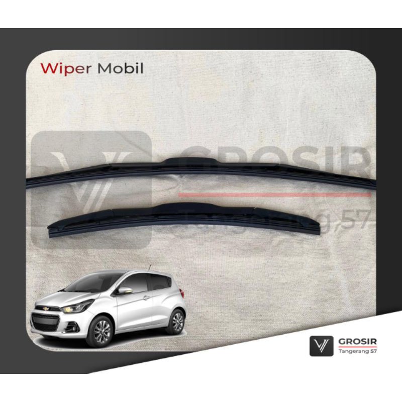 WIPER CHEVROLET SPARK HYBRID BLADE / WIPER HYBRID CHEVROLET SPARK 2 PCS - GROSIR TANGERANG 57