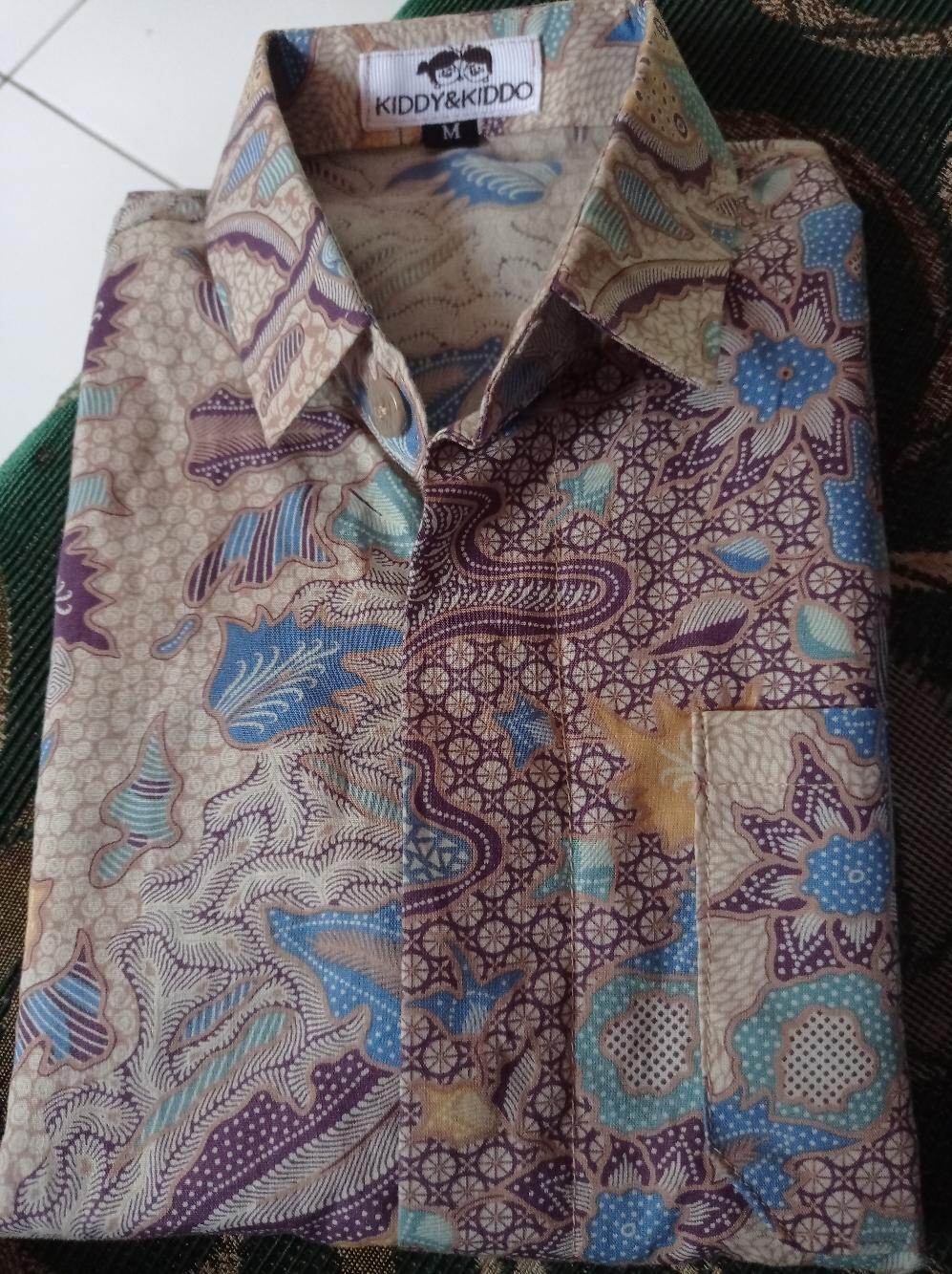 Kiddy And Kiddo & Kiddyandkiddo Marvel Soft Purple Batik Shirt