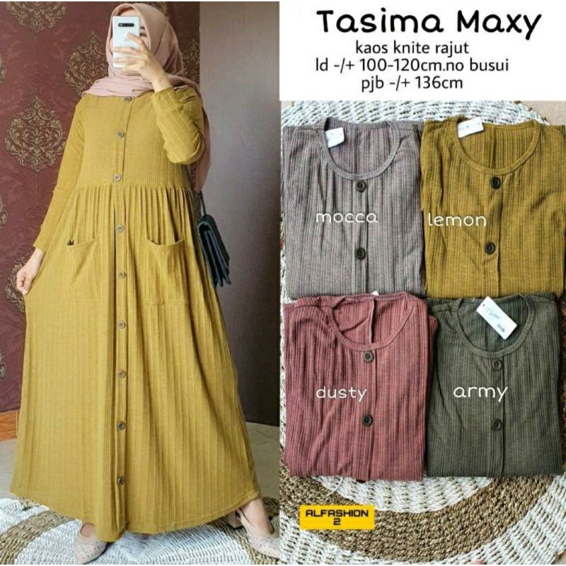 Gamis terbaru Tasima Maxy by alfashion solo