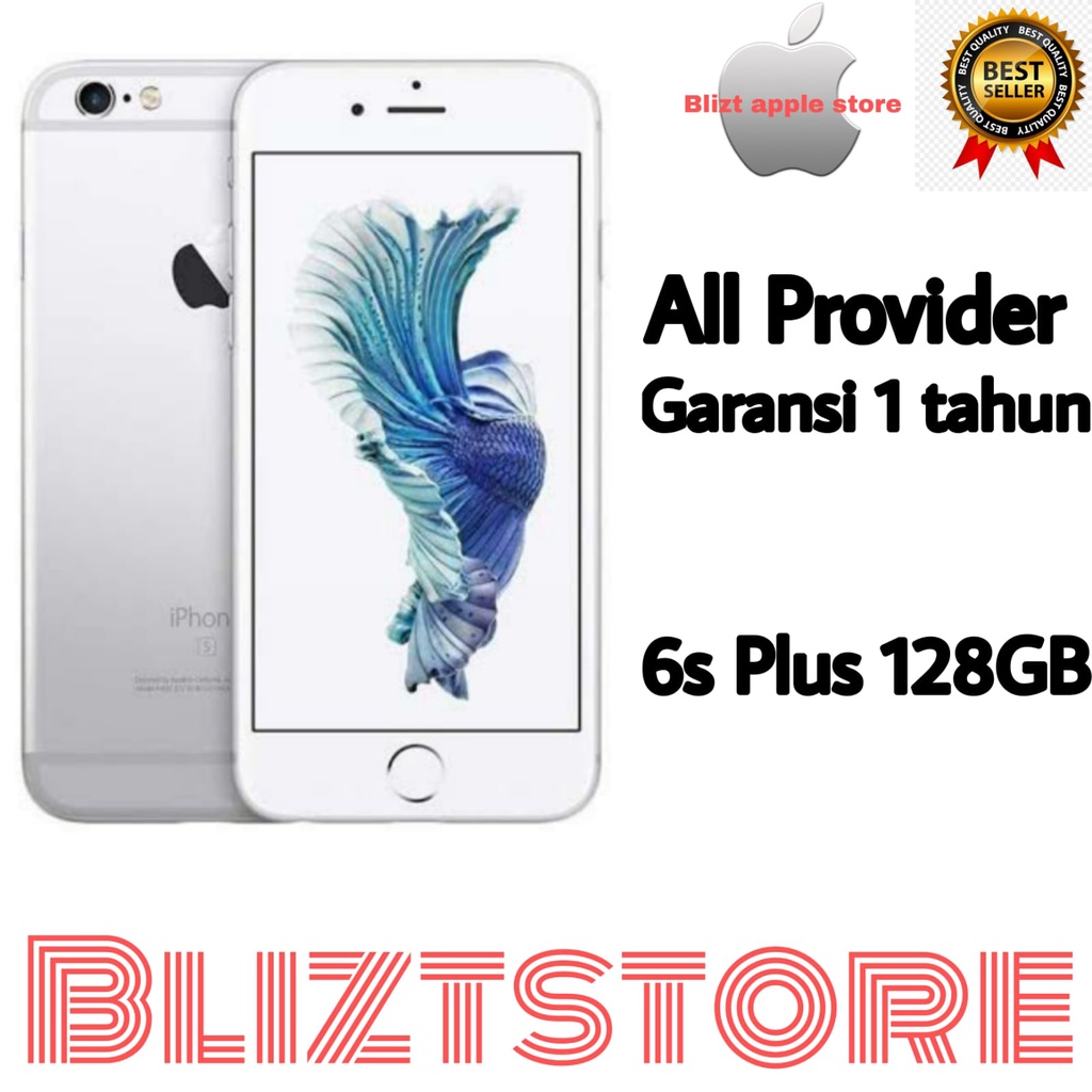 iPhone 6s Plus 128GB Fullset  All Sim Silent Or Ex inter Second Like New Mulus100%  3utools All Green (Garansi 1 Bulan)