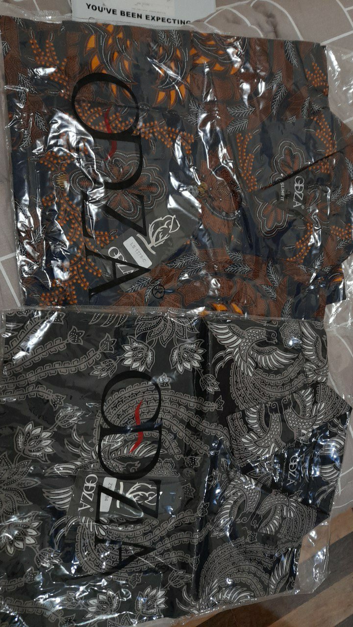 Odza Classic Kemeja Batik Muslim Pria Modis Lengan Pendek Premium Quality Datuserasan