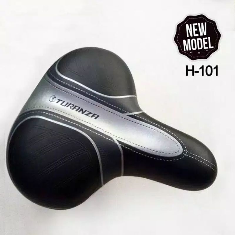 Sadel Jok Sepeda Lipat, MTB, Double PER Sadel Jok Super EMPUK merk Turanza