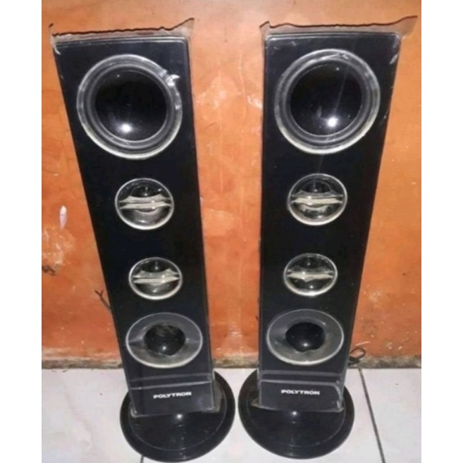 speaker tower tv led polytron