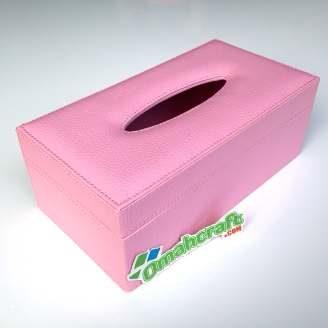 Box Tissue / Kotak Tissue / Tempat Tissue Warna Pink