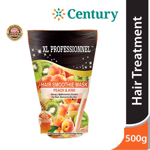 XL Professionnel Peach & Kiwi Hair Smoothie Mask 500gr / Masker Rambut / Perawatan Rambut