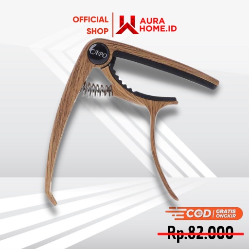Capo Gitar Aluminum Alloy Wood Design Bridge Pin Remover / Capo Cappo Capok Kapo Kapok Penjepit Jepi