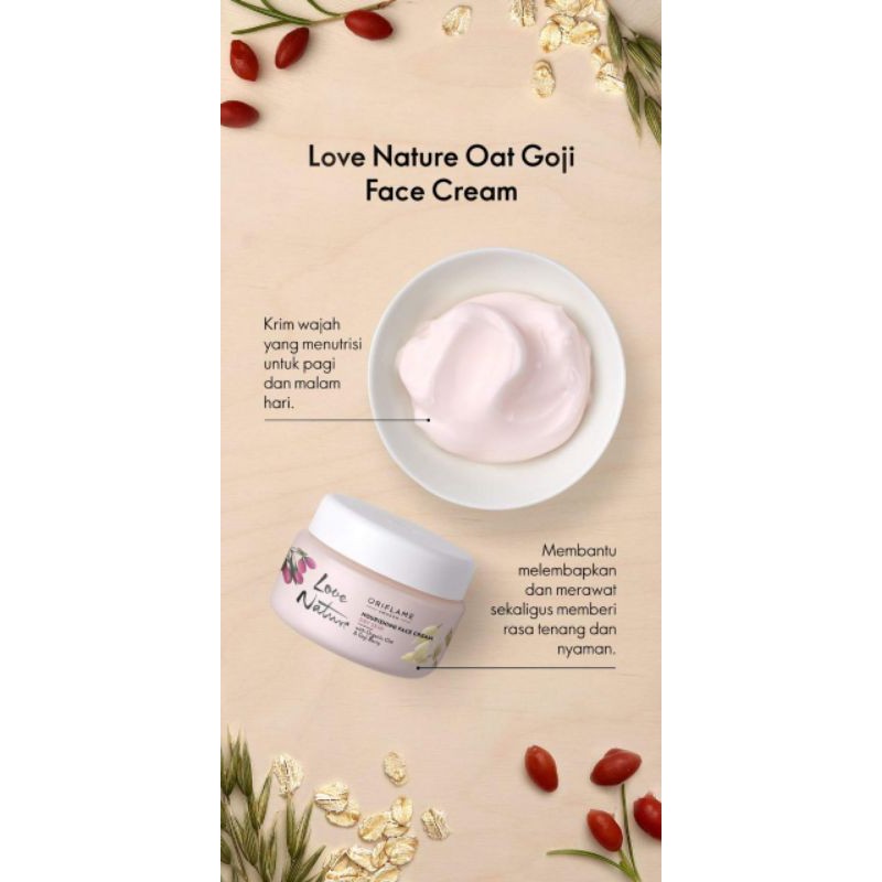 LOVE NATURE with organic oat &amp; goji berry