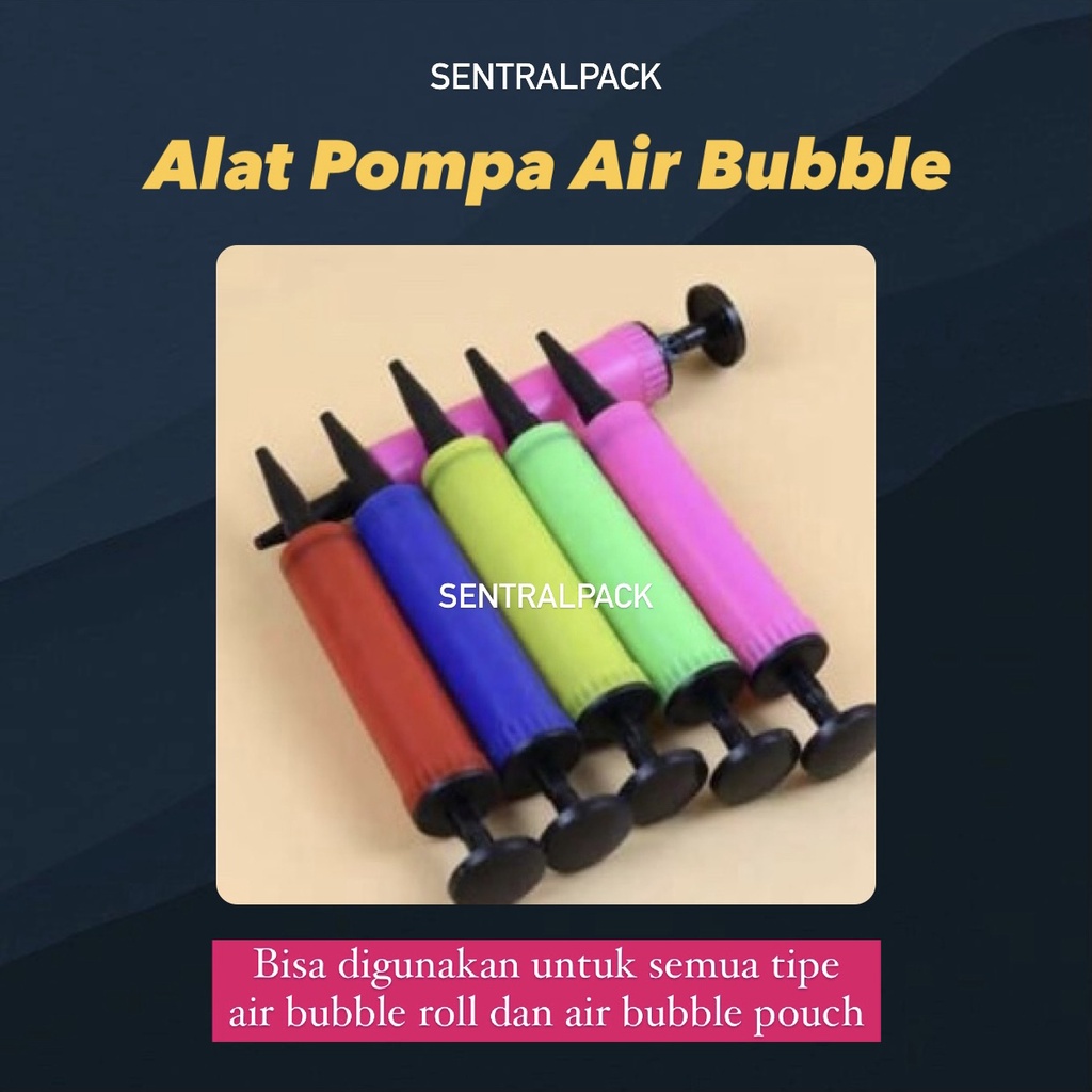 

POMPA MANUAL AIR BUBBLE POUCH ATAU METERAN PENGGANTI BUBBLE WRAP