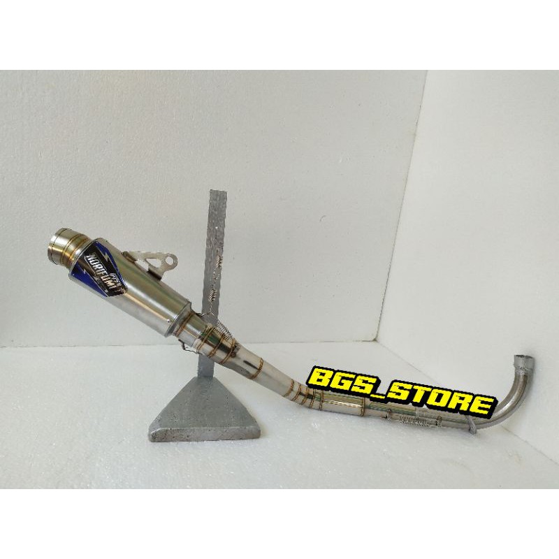 Knalpot NORIFUMI kolong buat Supra X 125 . Supra fit . Blade . Revo dll