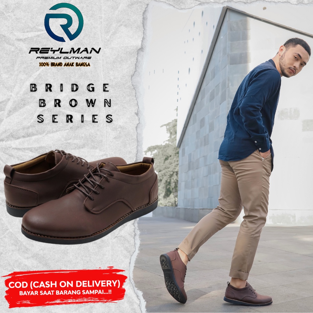 Sepatu Casual REYLMAN BRIDGE Brown Series