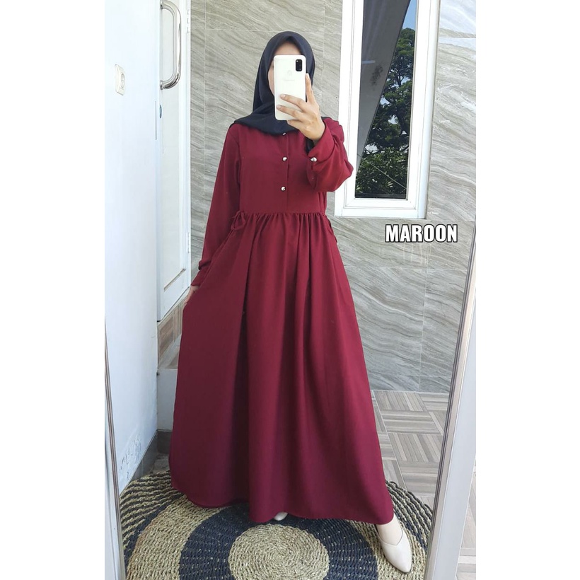 Gamis Kareen Ity Crepe size L - XL / basic dress