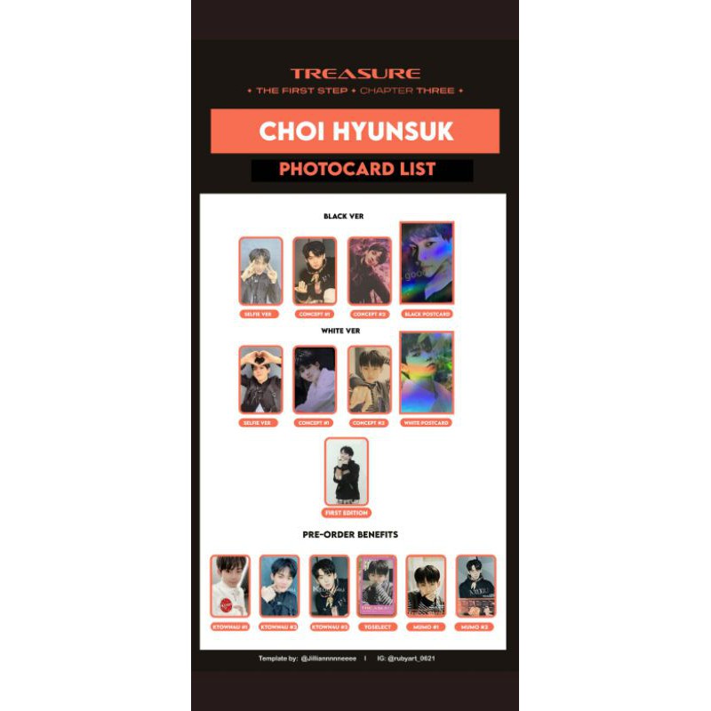 Tradw Photocard TFS Chapter 3 Choi Hyunsuk