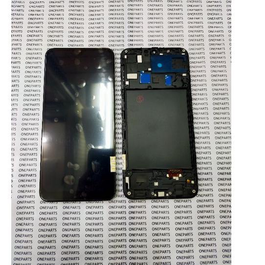 (COD-KVM5 LCD TOUCHSCREEN SAMSUNG GALAXY A205 A20 OLED2 PLUS FRAME Langsung Order Gan