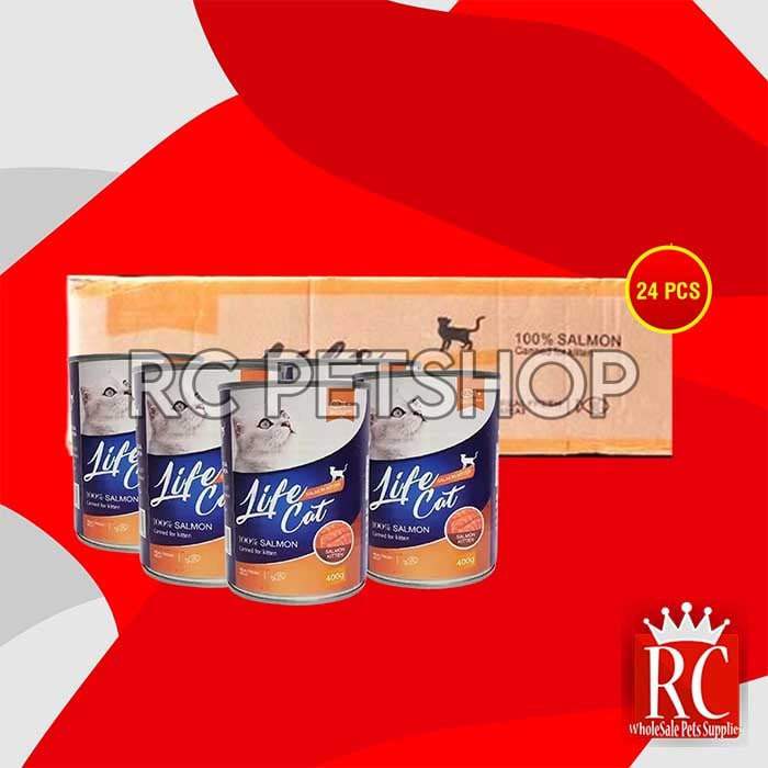 Makanan Basah Kucing Wet Food Kaleng Life Cat Grosir Dus 24 PCS 400GR