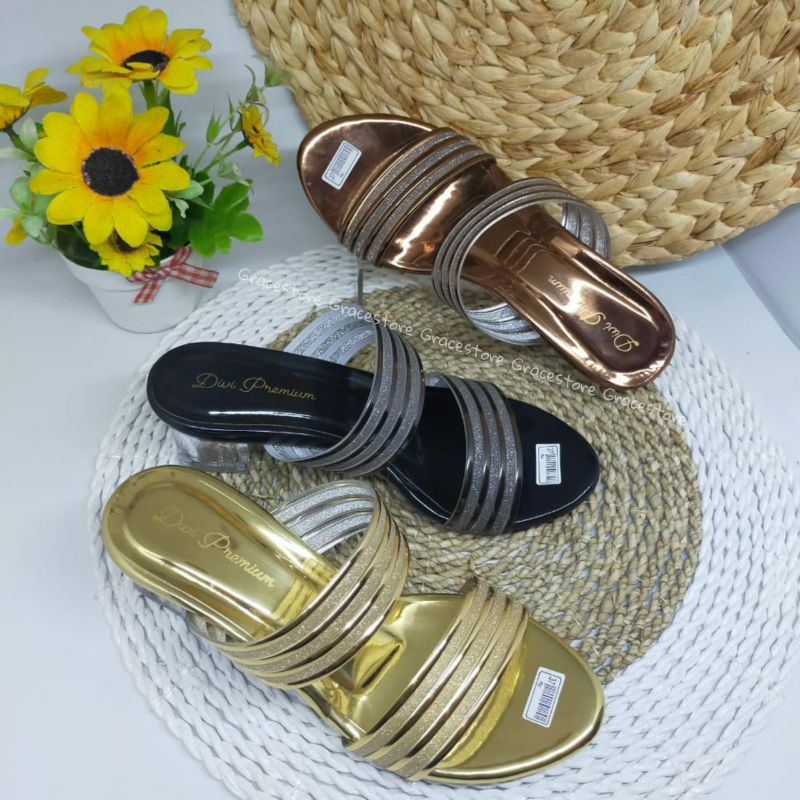 Sandal Nyaman dan Empuk - Sandal wanita Original - Sandal wanita kondangan pesta nikah natal HP09