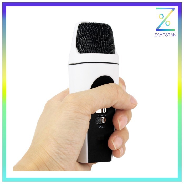 Taffware Mobile Microphone for Smartphone and PC - MC-919A - White/Black