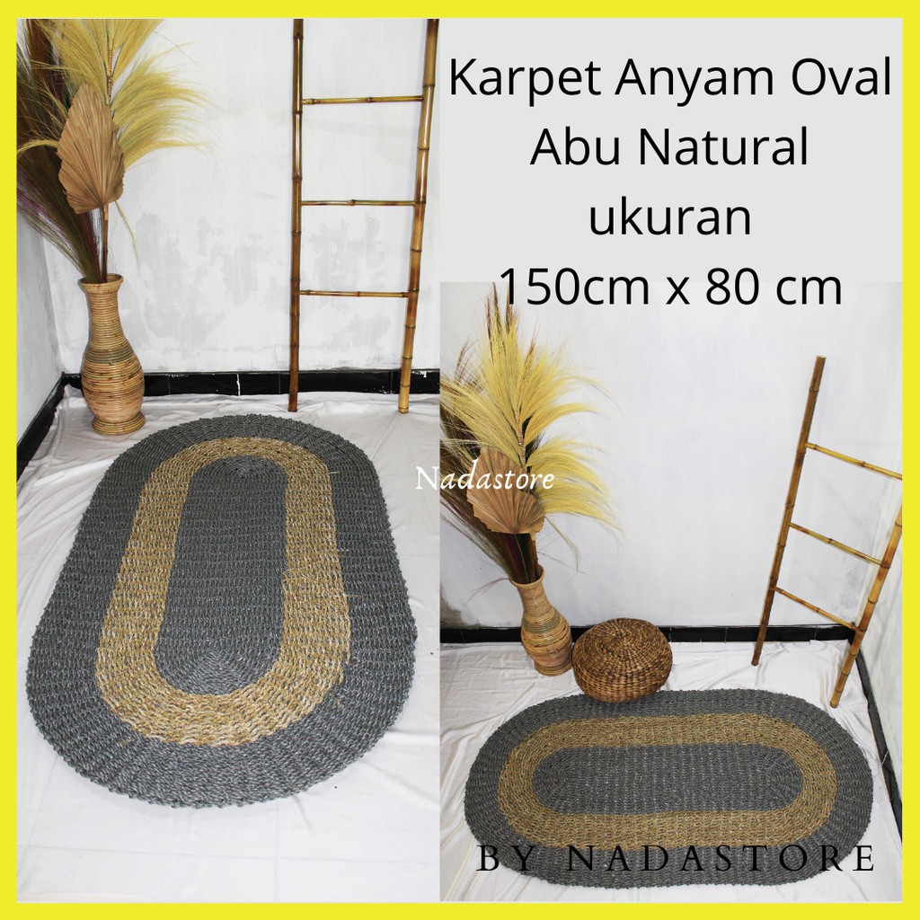 RUG KARPET SEAGRASS OVAL NEW ARRIVAL