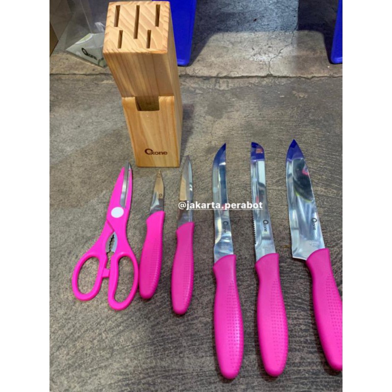 Oxone-Pisau Set / Knife Set / Pisau Dapur / Pisau Set Warna