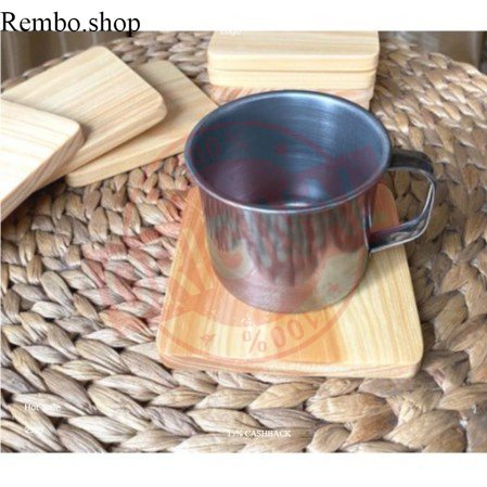 Lepek gelas / lepek gelas kayu / coasters / tatakan gelas kayu / alas cangkir / lepek kopi