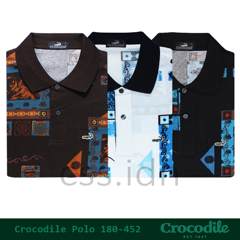 Kaos Kerah Pria Crocodile 180-452