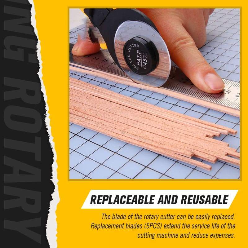 

H7Y Rotary Cutter 28mm 45mm / Roller Blade Alat Potong Bahan Gunting Kain Pemotong Kertas