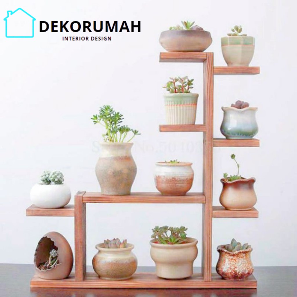Rak Tanaman Hias Kayu Minimalis Multifungsi rak Pot Bunga Rak Tanaman Hias Kayu Minimalis Multifungsi rak Pot Bunga