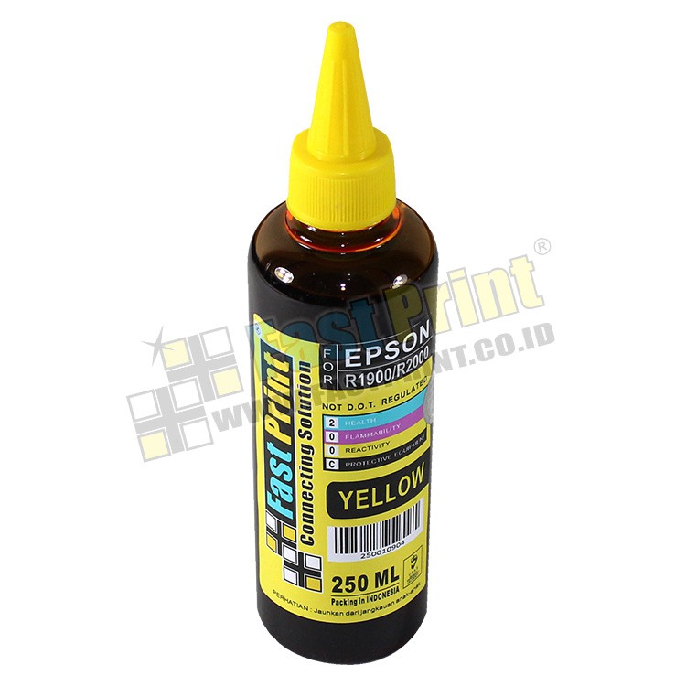 Fast Print Dye Based Photo Premium Epson R1800 - Yellow - 250 ML