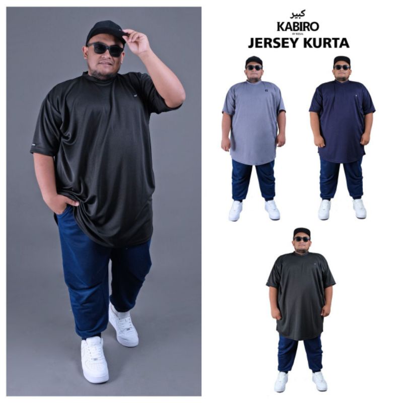 JERSEY KURTA KABIRO KAOS OLAHRAGA PRIA DEWASA BIG OVERSIZE JUMBO MAXI