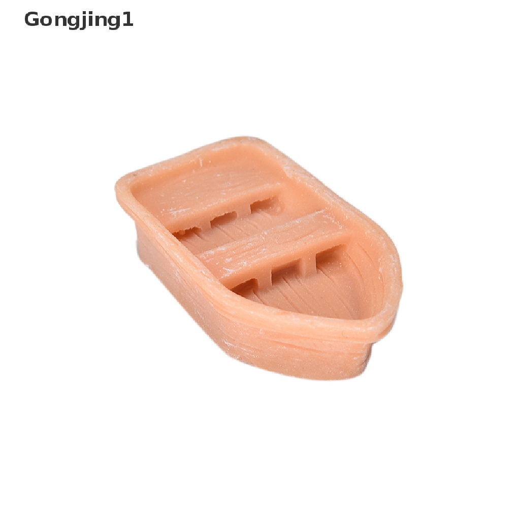 Gongjing1 Miniatur Kapal Laut Aegean Bahan Resin Untuk Dekorasi Taman / Rumah Boneka