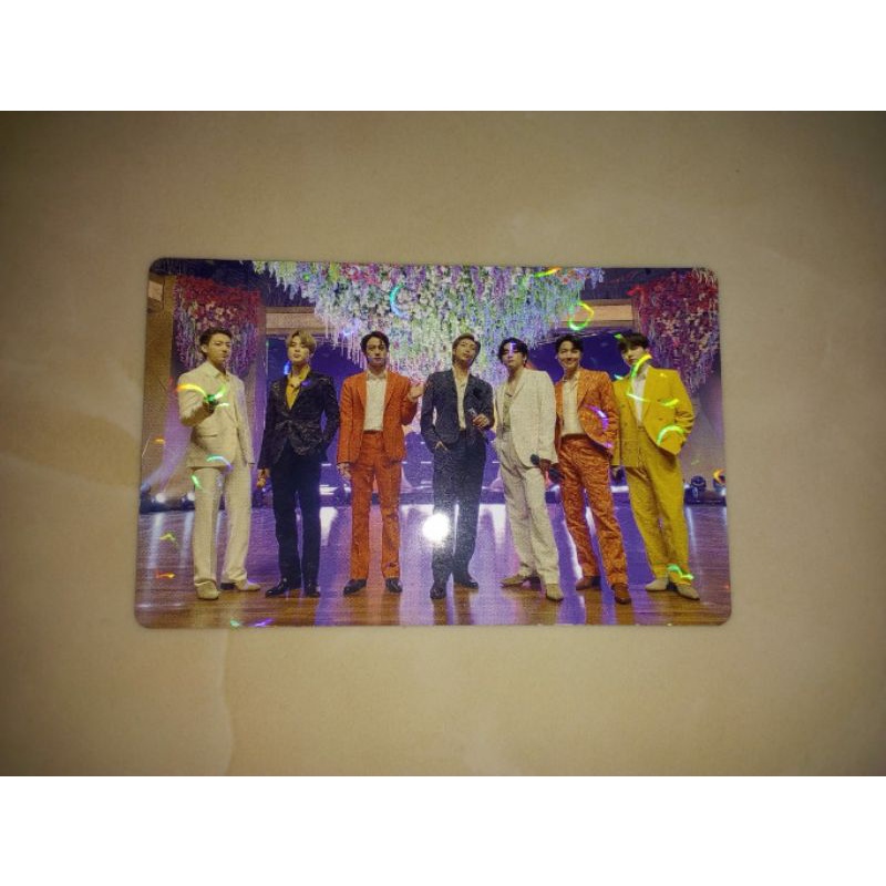 Photocard LD Be FC Japan BTS OT7 (holo)