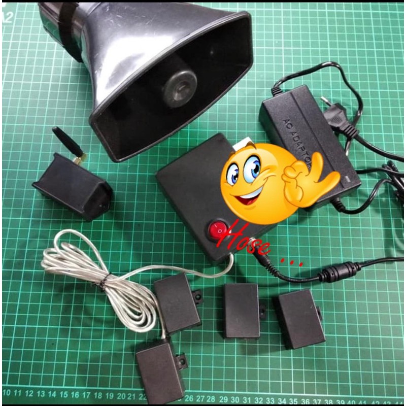 Alarm Rumah Burung Walet GSM 5 sensor GETAR call ke Hp kita /pencuri rumah walet /alarm walet