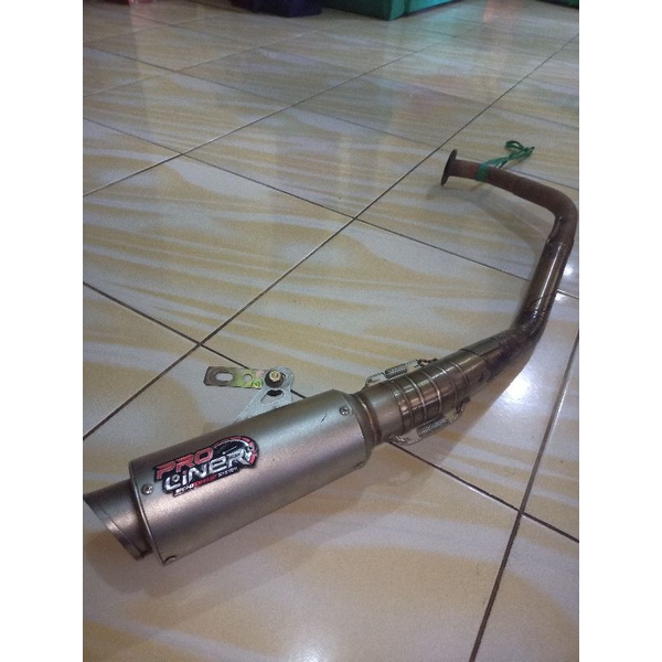 KNALPOT PROLINER TR1 SHORT + ROB 1 HEADER, R15 V3