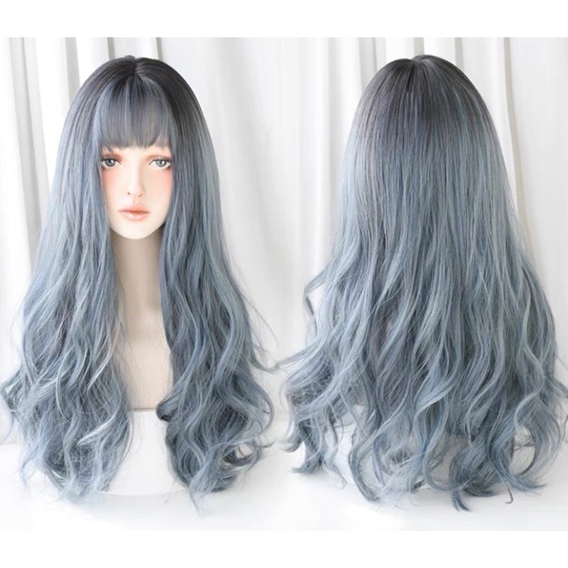 C8256 full wig korean layer wave 70 cm