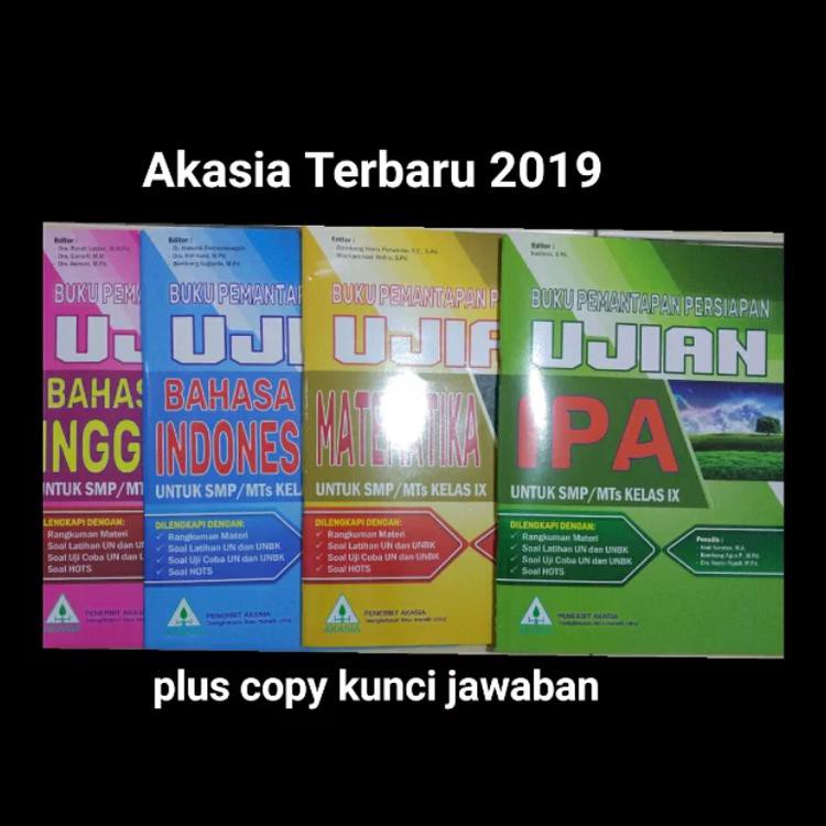 Buku Pemantapan Unbk Smp 2019 Akasia Kode 787