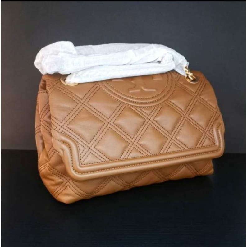 new TB tory burch soft fleming moose medium original authentic